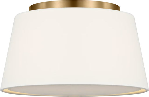 Hale Two Light Flush Mount Estate Brass