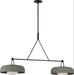 Visual Comfort Studio - SCRJLS171AISSOEG - Two Light Linear Chandelier - Liora - Aged Iron