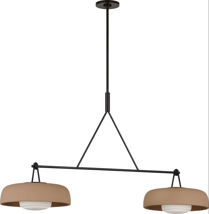 Visual Comfort Studio - SCRJLS171AITSOEG - Two Light Linear Chandelier - Liora - Aged Iron