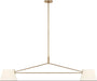 Visual Comfort Studio - SCRJLS193EBSWL - Two Light Linear Chandelier - Hale - Estate Brass