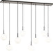 Visual Comfort Studio - SCRJLS207AIOEG - Eight Light Linear Chandelier - Sorelle - Aged Iron