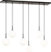 Visual Comfort Studio - SCRJLS208AIOEG - Six Light Linear Chandelier - Sorelle - Aged Iron