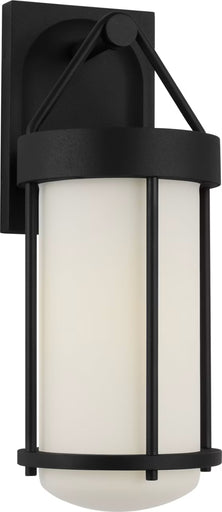 Otis One Light Wall Lantern Textured Black