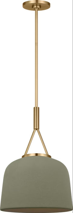 Visual Comfort Studio - SCRJPD166EBSSS - One Light Pendant - Liora - Estate Brass