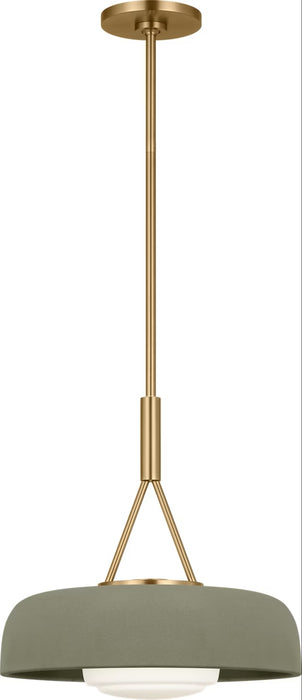 Visual Comfort Studio - SCRJPD167EBSSSOEG - One Light Pendant - Liora - Estate Brass