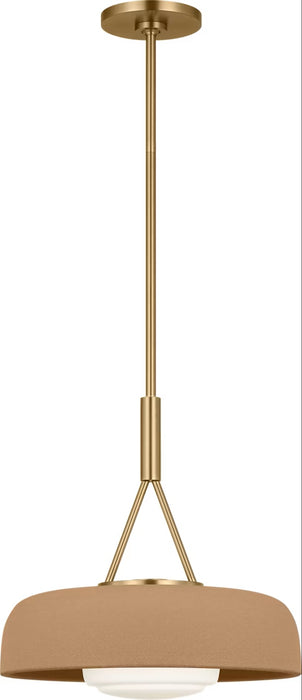 Visual Comfort Studio - SCRJPD167EBSTSOEG - One Light Pendant - Liora - Estate Brass