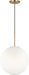 Visual Comfort Studio - SCRJPD179EBSOEG - One Light Pendant - Sorelle - Estate Brass