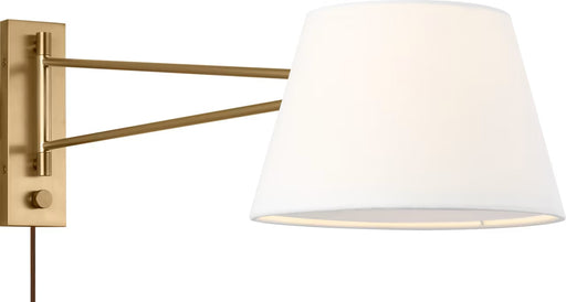 Visual Comfort Studio - SCRJWS195EBSWL - One Light Wall Sconce - Hale - Estate Brass