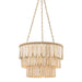 Troy Lighting - F5826-PBR - Six Light Chandelier - Bentley - Patina Brass