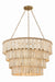 Troy Lighting - F5837-PBR - 12 Light Chandelier - Bentley - Patina Brass
