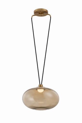 Walz LED Pendant Patina Brass
