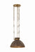 Troy Lighting - F7314-PBR/CMU - One Light Pendant - Allston - Patina Brass