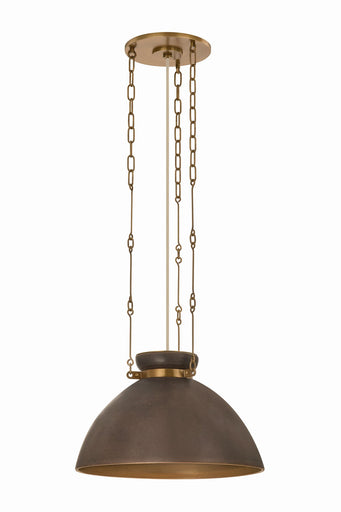 Allston One Light Pendant Patina Brass