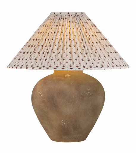 Calabria One Light Table Lamp Sienna