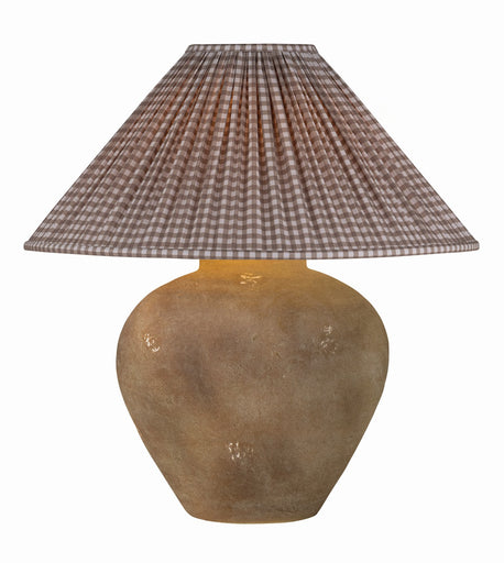 Calabria One Light Table Lamp Sienna
