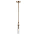 Varaluz - P67862BB - One Light Pendant - Foxwich - Brushed Brass