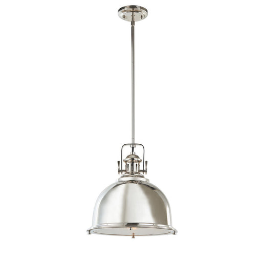 Stirling One Light Pendant Polished Nickel