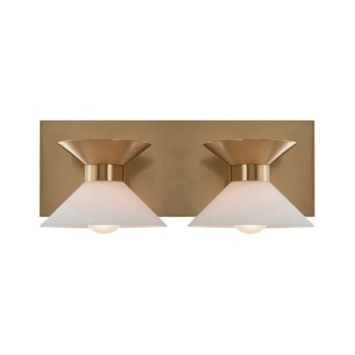 Ringsted Two Light Bath Vanity Brushed Brass