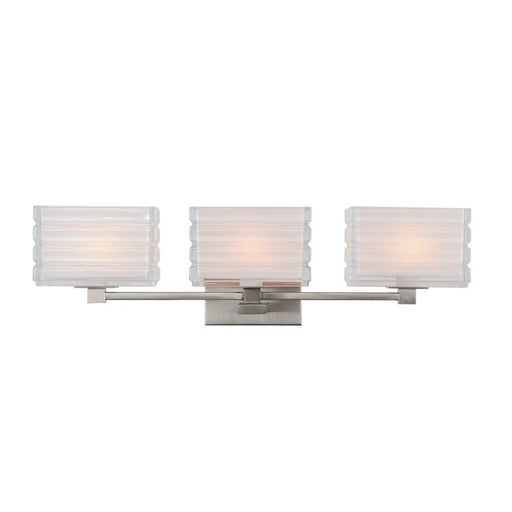Sardinia Three Light Bath Vanity Brushed Nickel