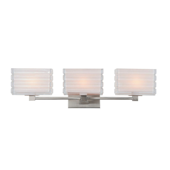 Varaluz - V67511BN - Three Light Bath Vanity - Sardinia - Brushed Nickel