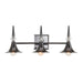 Varaluz - V67921BC - Three Light Bath Vanity - Tromba - Black Chrome