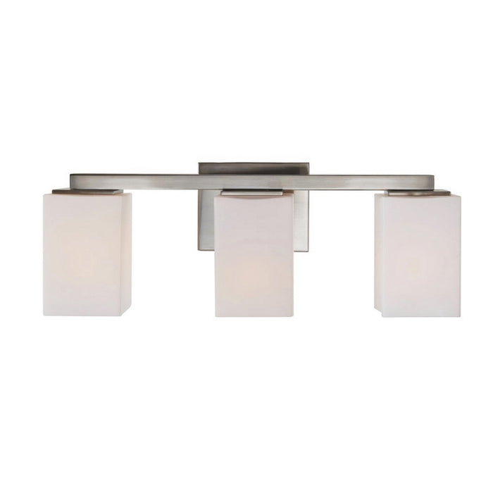 Varaluz - V68033BN - Three Light Bath Vanity - Capri - Brushed Nickel
