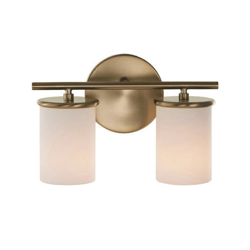 Merano Two Light Bath Vanity Brushed Brass