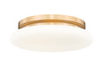 Z-Lite - 1025F12-MGLD-LED - One Light Flush Mount - Soleil - Modern Gold