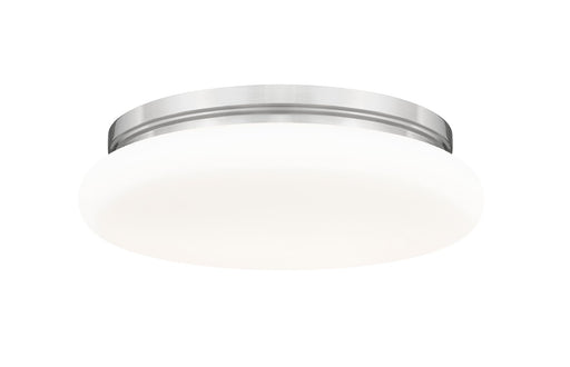 Soleil One Light Flush Mount Brushed Nickel