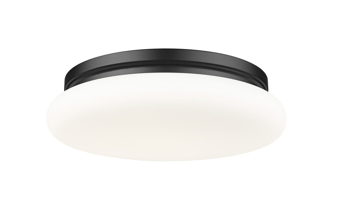 Z-Lite - 1025F16-MB-LED - One Light Flush Mount - Soleil - Matte Black