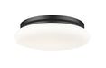 Z-Lite - 1025F16-MB-LED - One Light Flush Mount - Soleil - Matte Black