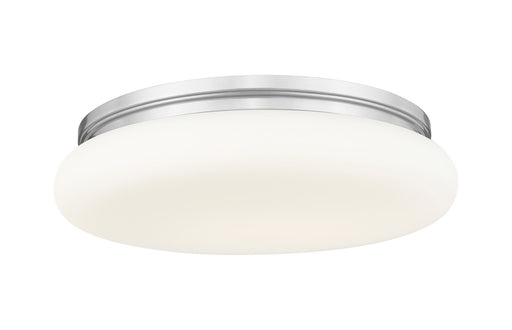 Soleil One Light Flush Mount Brushed Nickel