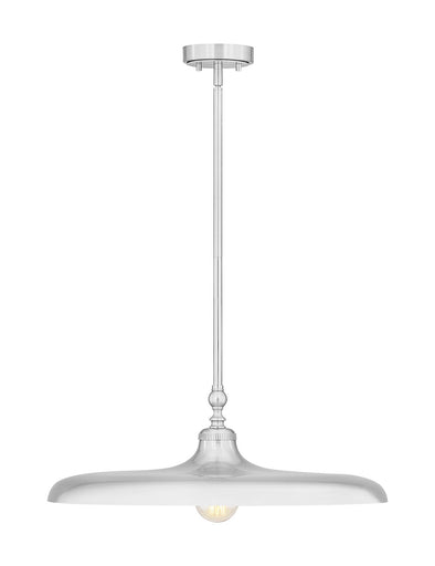Camden One Light Pendant Brushed Nickel