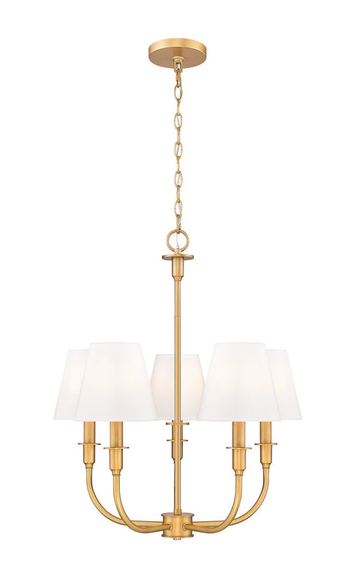 Z-Lite - 3049-18C-RB - Five Light Chandelier - Tova - Rubbed Brass