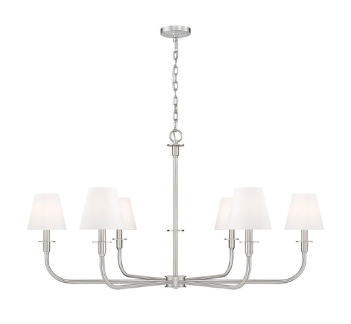 Z-Lite - 3049-45BN - Six Light Chandelier - Tova - Brushed Nickel
