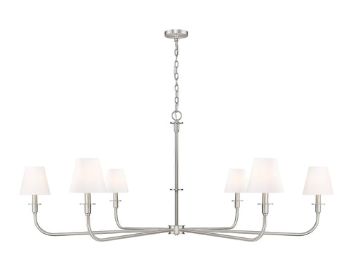 Z-Lite - 3049-62BN - Six Light Chandelier - Tova - Brushed Nickel