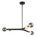 Kuzco Lighting - CH32841-UB/SM - LED Chandelier - Reese - Urban Bronze/Smoked Glass