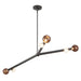 Kuzco Lighting - CH32853-UB/AM - LED Chandelier - Reese - Urban Bronze/Amber Glass