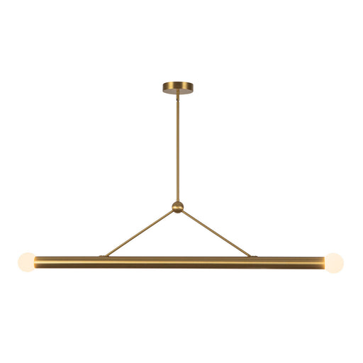Calla LED Linear Pendant Brushed Gold