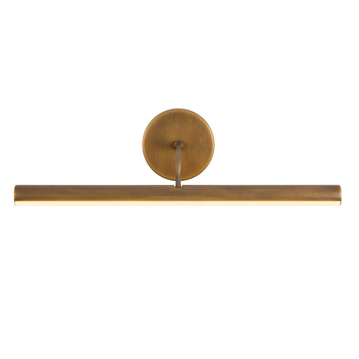 Slender LED Wall/Picture Light Vintage Brass