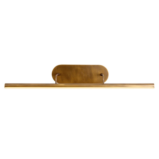 Slender LED Wall/Picture Light Vintage Brass