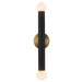 Kuzco Lighting - WS26624-BG/BVL - LED Vanity Light - Calla - Brushed Gold/Black Vegan Leather