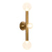 Kuzco Lighting - WS32823-VB/OP - LED Vanity Light - Reese - Vintage Brass/Opal Glass