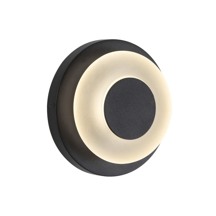 Kuzco Lighting - EW97204-BK/FR - LED Exterior Wall Sconce - Stephord - Black/Frosted Glass