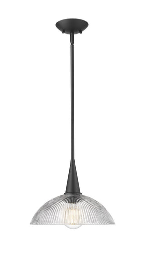 Lunelle One Light Pendant Matte Black