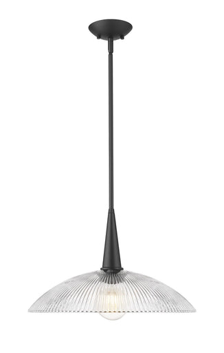 Lunelle One Light Pendant Matte Black
