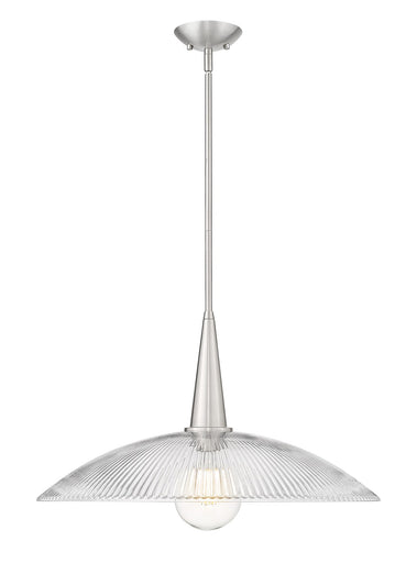 Lunelle One Light Pendant Brushed Nickel