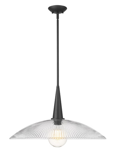 Lunelle One Light Pendant Matte Black