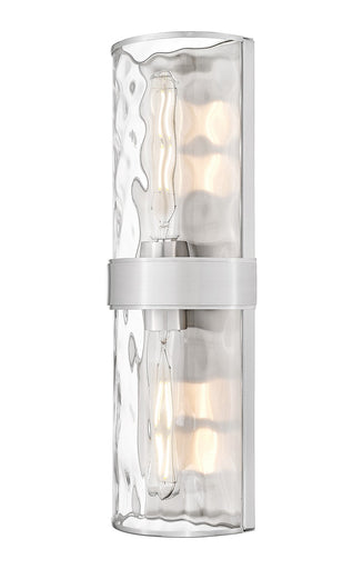 Meridian Two Light Wall Sconce Brushed Nickel