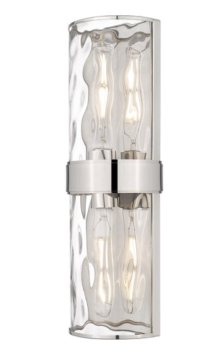 Meridian Two Light Wall Sconce Polished Nickel